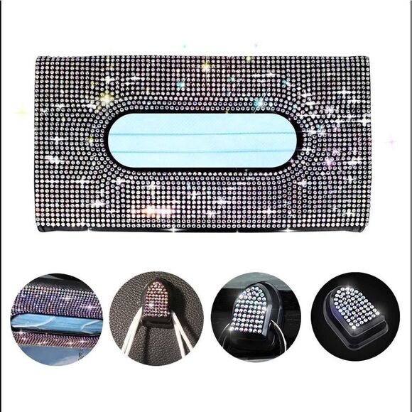 Car Visor Bling Tissue/Mask Holder NWT - Picture 8 of 16